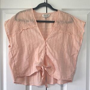 Molly Bracken Tie Front Top